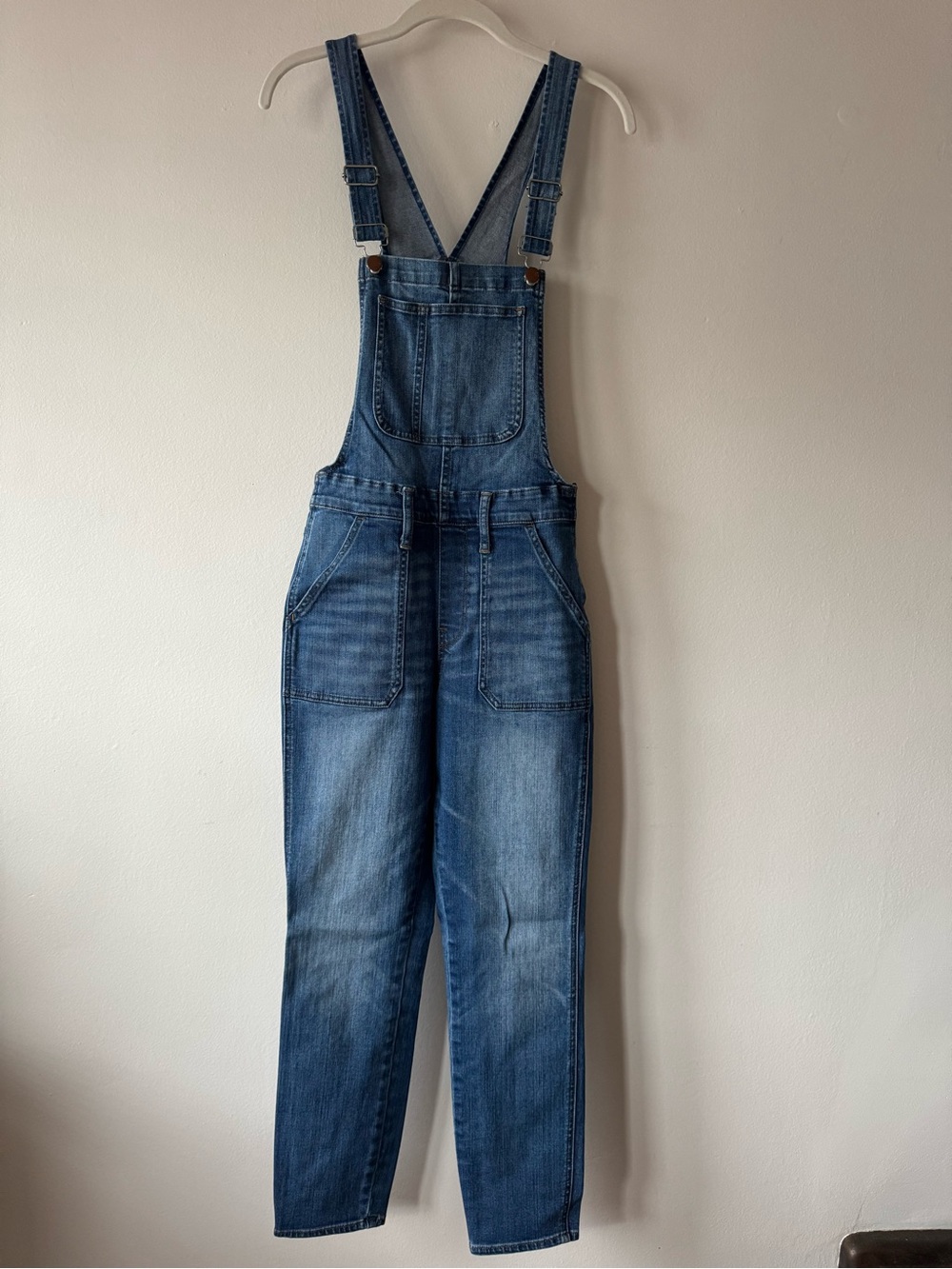 Madewell Blue Denim Overalls